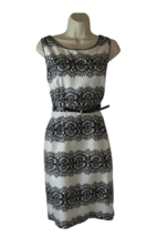 Kate Spade New York Dress – Size 6, Classic White &amp; Black Belted Style - $89.99
