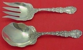 Imperial Chrysanthemum by Gorham Sterling Silver Salad Serving Set 2pc 8... - £402.80 GBP