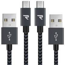 Micro Usb Cable,[2 Pack/3.3Ft], Qc 3.0 Fast Charging &amp; Sync Android Char... - £14.10 GBP