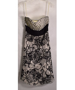 White House Black Market Womens Strapless Dress Black White 0 - $67.91 CAD