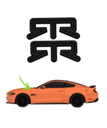 PAIR (2) RTR Fender Emblems Fits FORD MUSTANG Side- Badge Nameplate Deca... - €25,36 EUR
