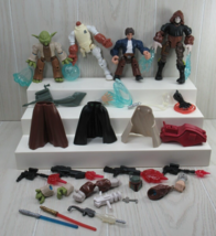 Hasbro Star Wars Hero Mashers Lot Han Solo Emperor Palpatine Yoda parts pieces - £15.81 GBP