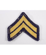 ORIGINAL ARMY CORPORAL SEW ON PATCH  Blue &amp; Yellow  - $1.87 CAD
