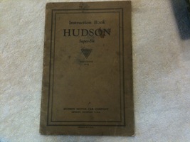 Hudson car owners operators book --- dated November 1926 .... nice !  - $75.00
