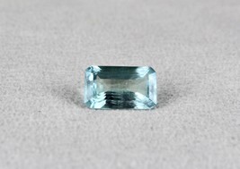 Natural Blue Aquamarine Cut Octagon 4.67 Carats Loose Gemstone For Ring Pendant - £645.47 GBP