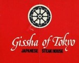 Gissha of Tokyo Menu Japanese Steakhouse White Plains New York + 1979 Ca... - $74.39