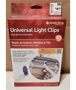 Christmas Universal Light Clips 60 Each All Type Of Lights Plastic NIB 273N - $6.14 CAD
