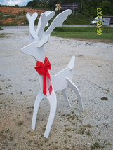 So Cool Christmas Standing 3-D Reindeer Shadow Silhouette Yard Art Lawn ... - £8.38 GBP