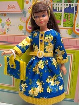 Handmade &quot;FORGET-ME-NOTS&quot; 4pc Doll Clothes &amp; Accessories - Fits 9&quot; Skipper Doll - £14.43 GBP