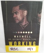 MAXWELL - 50 NIGHTS ORIGINAL CONCERT TOUR CLOTH BACKSTAGE PASS ***LAST O... - $186.40 MXN