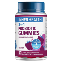 Inner Health 3-in-1 Probiotic Gummies come in a pack of 50 - £76.36 GBP