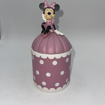 Minnie Mouse Pink Drum Jewelry Box Trinket Box Disney Store Exclusive  3 Pieces - £29.66 GBP
