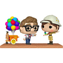 Up Carl &amp; Ellie w/Balloon Cart US Exclusive Pop! Moment - £53.24 GBP