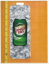 Coke Chameleon Size Canada Dry 12 Oz Can Soda Flavor Strip Clearance Sale - £1.17 GBP
