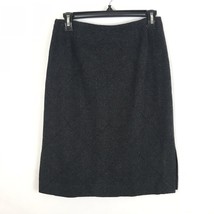 Womens Skirt Size 4 Black Wool Blend Above Knee Length Skirt Career  - $18.54