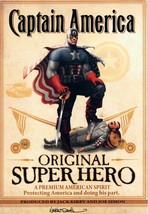 12x18&quot; Nathan Szerdy SIGNED Captain America Comic Art Print Captain Morg... - $25.73