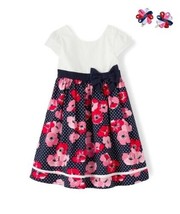 NWT Gymboree Toddler Girl Playful Poppies Floral Dress Hair Accessory 4T... - £17.25 GBP