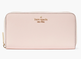 New Kate Spade Madison  Saffiano Leather Large Continental Wallet Conch Pink - £61.05 GBP