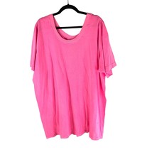 Baja Blue Saks Fifth Avenue Womens Vintage T Shirt Dress Oversized Pink ... - $38.57