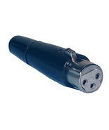 PHILMORE 44-612 3 PIN XLR FEMALE BLACK CONNECTOR - $138.11 MXN