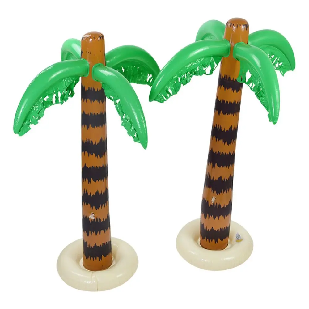 PVC 90CM Inflatable Tropical Palm Tree Coconut Palm Tree Pool Toy Outdoor - $13.97+