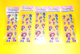 LOT 5x STICKERS SHEETS STRAWBERRY SHORTCAKES GIRLY CUTE PINK SINGING KIT... - $6.79