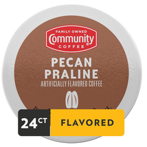 Pecan Praline Flavored 24 Count Coffee Pods, Medium Roast, Compatible with Keuri - £17.11 GBP