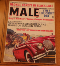 Male Magazine January 1968 Blonde Bait;  Vietnam Commanders VG - $29.99