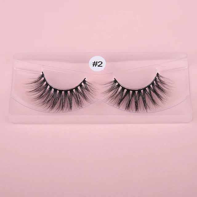 Sale 3d faux mink eyelashes 10 30 pairs handmade mink lashes no box volume natural soft thumb200
