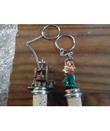 2 Wine Bottle Cork Toppers w/ Chain - $6.65