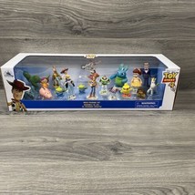 Disney Story Toy 4 Mega Figurine Set 19 Figures Authentic Woody Rex Buzz... - $57.90