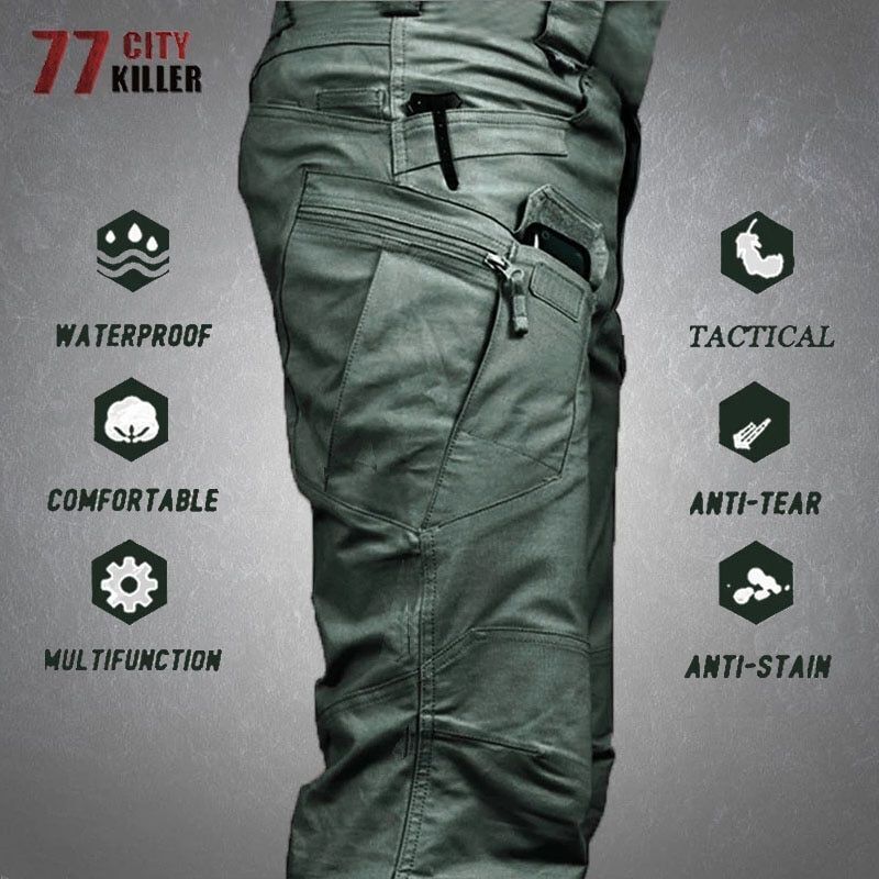 Pantalone De Carga Tácticos Joggers Militares Combate Impermeables Al Aire Libre - £20.37 GBP - £33.71 GBP