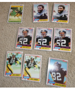 Lot of 9 1981 Topps Pittsburgh Steelers Star Cards with Bradshaw Greene ... - $29.73 CAD