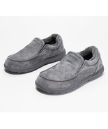 Skechers Faux Fur Men&#39;s Slippers in Charcoal Size 8 - £42.74 GBP