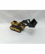 Vintage N8633 American Flag Orange Bulldozer Toy Car 3&quot; - $21.78