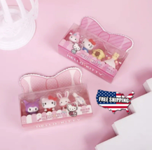 Free Shipping Sanrio Characters Erasers Stationary 2 Set of 4 Pieces (8 total) - £11.87 GBP