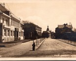 RPPC Uhlířské Janovice Street View Czech Republic Postcard L12 - $14.80