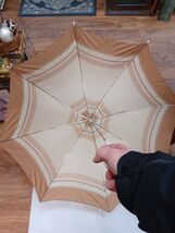 Vtg Beach Clamp On Umbrella 40" Diameter 34" Length - $49.49