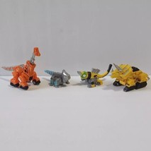Dinotrux Lot of 4 Dinotrucks Mattel Diecast Plastic D-Struts Ace Skya Revvit - £19.60 GBP