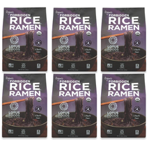 Lotus Foods Organic Vegan Forbidden Black Rice Ramen Noodles, 10 Oz, 6Count - £43.94 GBP