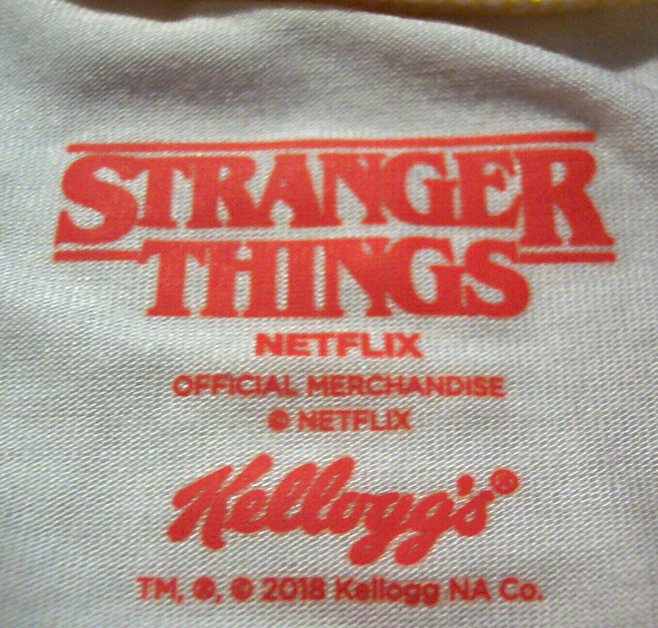VINTAGE STYLE WOMEN'S TEEN STRANGER THINGS ELEVEN Netflix T-shirt Band SMALL NEW Item image 3