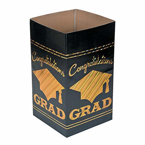 Fun Express - Graduation Disposable Crdbrd Trash Can for Graduation - Pa... - $24.75