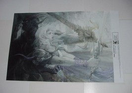 Final Fantasy IV Poster # 1 Nintendo DS Square Enix Cecil Harvey Kain TV... - £39.10 GBP