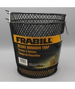 Frabill #1271 Deluxe Minnow Trap 16.5 Inches 2-Piece Design Black Trap &amp;... - £22.31 GBP