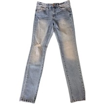 Billabong Jeans 27 Womens High Rise Skinny Leg Distressed Medium Wash Bottoms - £14.82 GBP