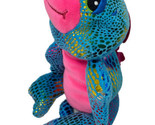 Cutitoes Shiny Pink and blue  Lizard Beanbag  Plush 9 Inches - $10.48