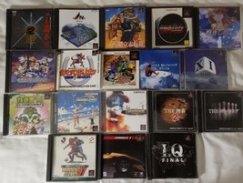 Lot Of 18 PS1 Sony Play Station [Japan Import NTSC-J] Play Only On Japanese Conso - £158.48 GBP