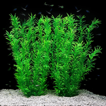 Aquarium Decor Plastic Plants Extra Large 21 Inches Artificial Fish Tank... - $31.22