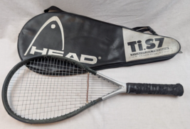 Head Ti S7 Titanium Tennis Racquet Racket Xtralong 4-5/8 Grip w/ Bag Case - $29.69