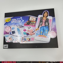 Crayola Fashion Superstar Design Art Kit Book Pencils Case App - Gift. New - £14.15 GBP